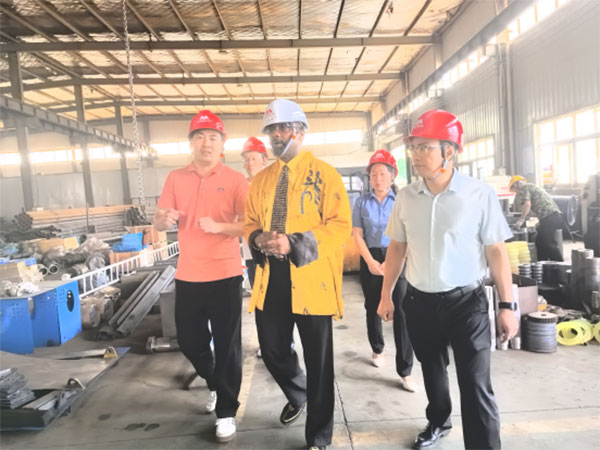 跨国界,筑桥梁丨热烈欢迎非洲客户到高飞股份参观考察 跨国界,筑桥梁丨热烈欢迎非洲客户到高飞股份参观考察